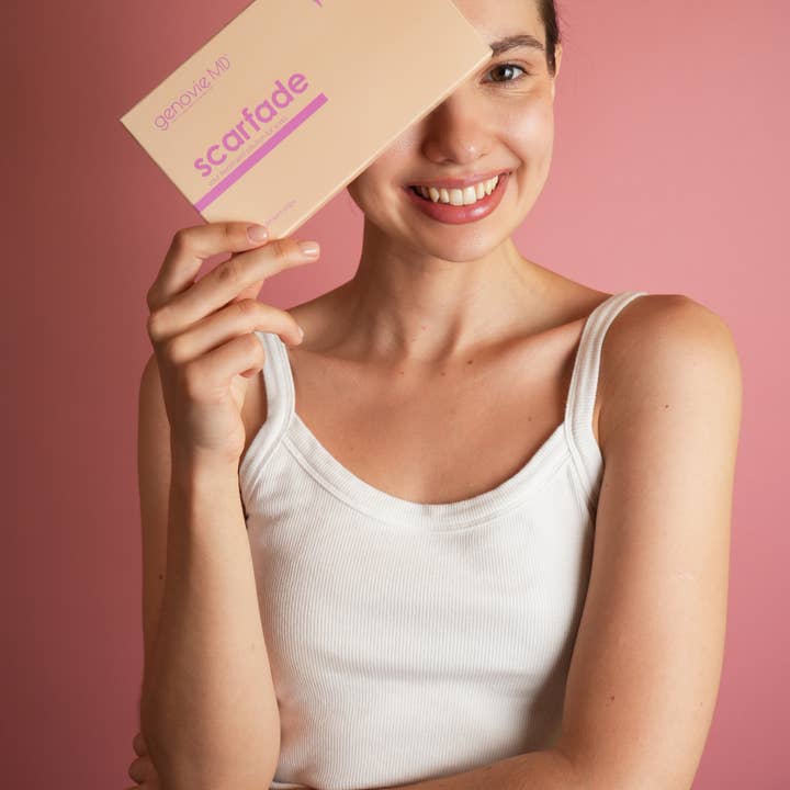 GenovieMD - Wholesale Acne/Hydrocolloid Patch - Scarfade (4 Strips/Pack), Silicone Scar Sheets/Scar Tape