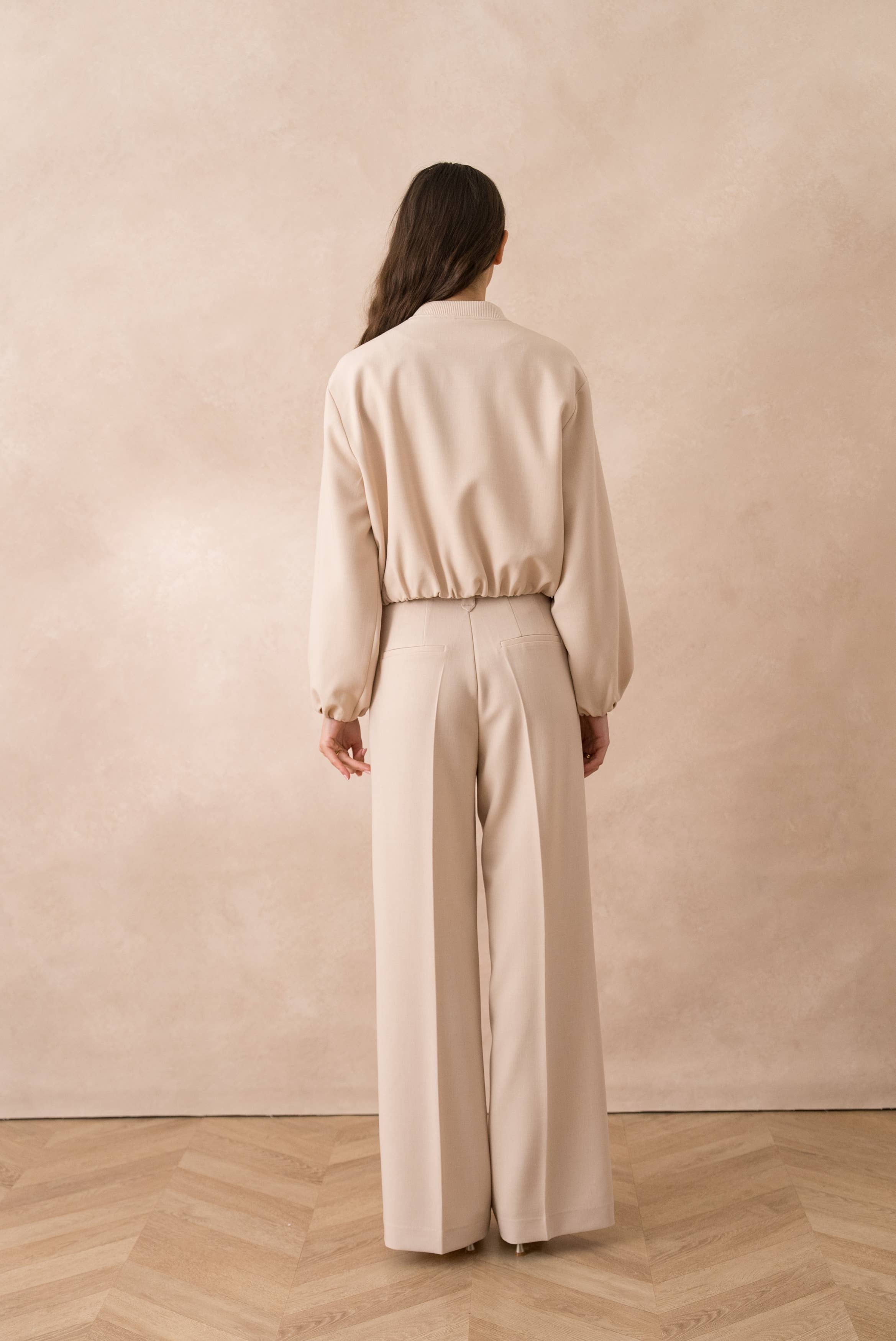 Attentif Paris - Wholesale Bomber Jacket - Women's - [Aura] Short bomber jacket with classic collar29