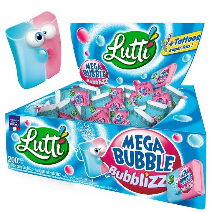 iSweet.ca - Wholesale Chewing Gum - (S6-14) Mega Bubble Bubblizz (200 Pack) x 1 Unit