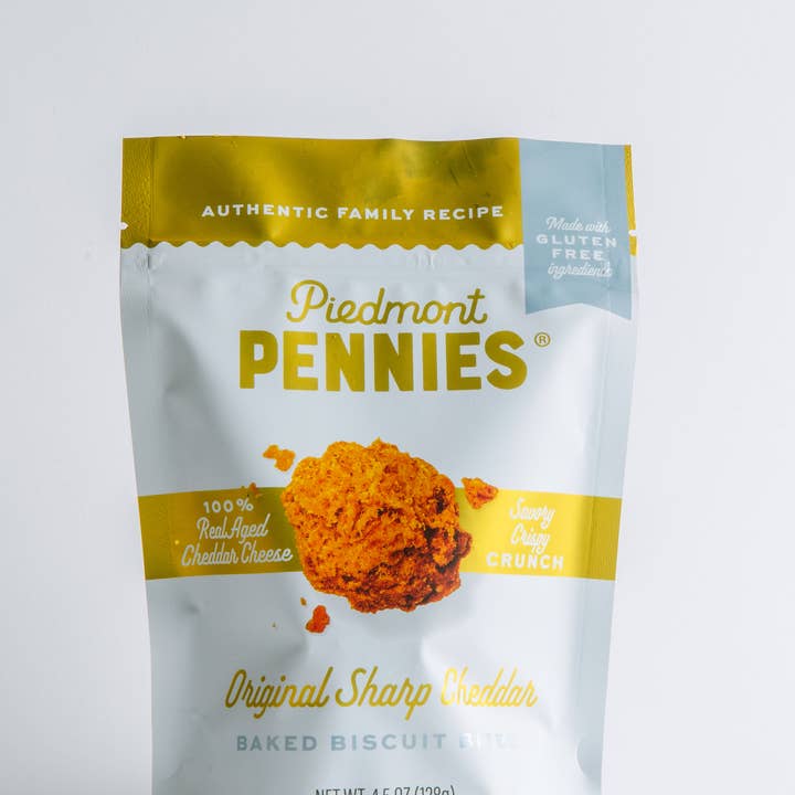 Gluten Free Ingredient,Medium Pouch, Original Sharp Cheddar for wholesale by Piedmont Pennies