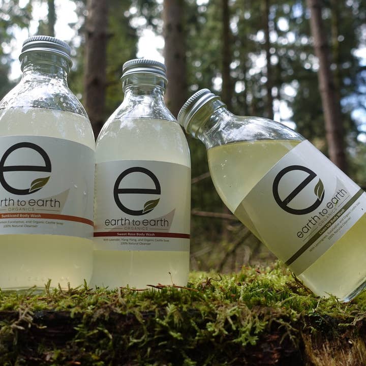 Body wash set for wholesale by Earth To Earth Organics