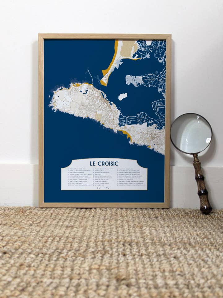 Vis kort Le Croisic – CheckMap for engroshandel hos Captain Map