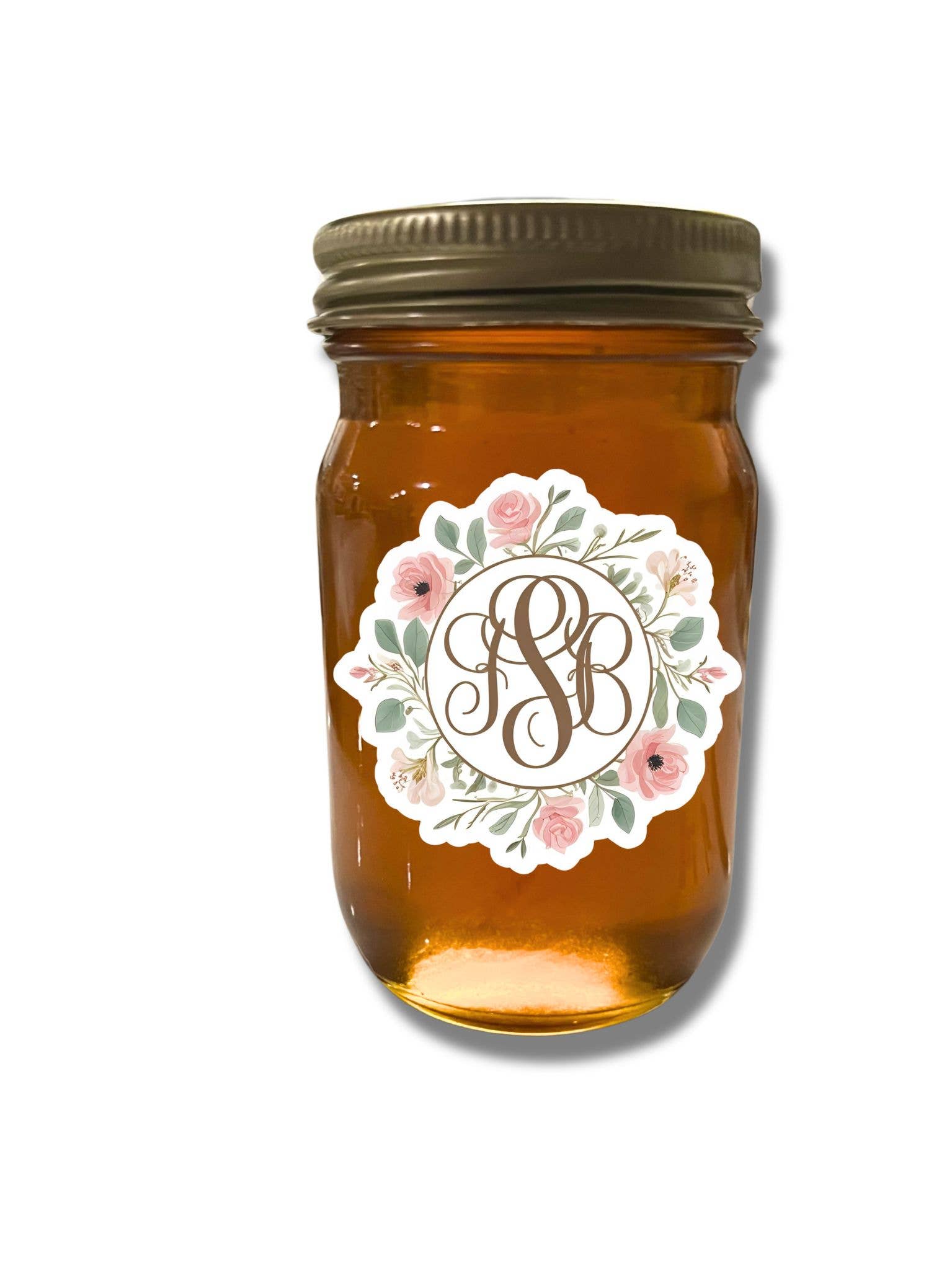 The Honey Shack - Wholesale Honey - Wildflower with Comb 6 oz Jar Unlabeled NO LABEL1