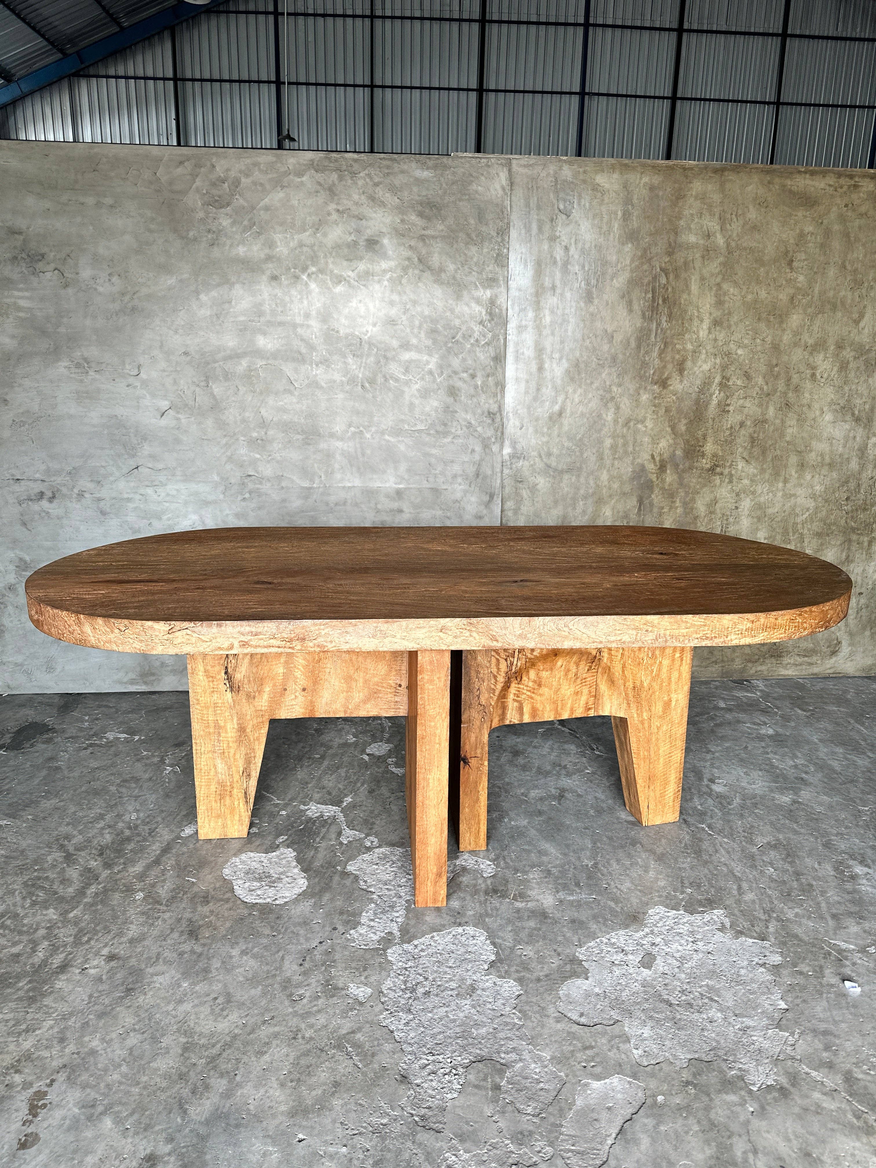 Office Objets - Wholesale Coffee Table - Massive mango wood table 2m10x1m86