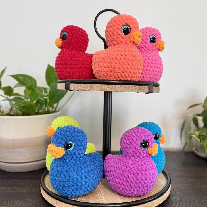 Crochet Rubber Duck, Handmade Cute Animal Decor, Funny Gift for wholesale by TOMOPOD LLC