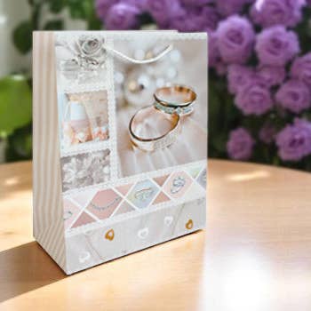 Emartbuy – wholesale Gift bag – Elegant Wedding - Themed Gift Bags - Set Of 45
