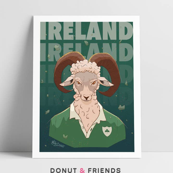 Irland - får - ny generation rugby för wholesale av Donut and Friends