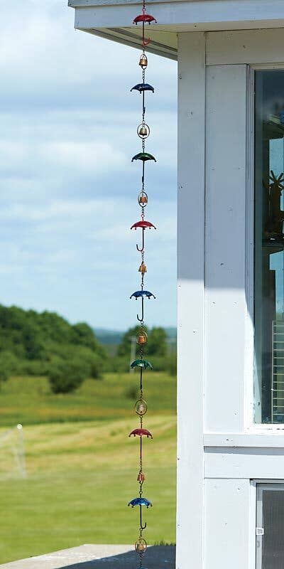 NACH - Wholesale Wind Chime - Multicolor Umbrella Rain Chain1