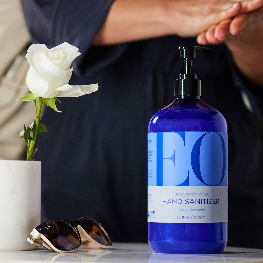 EO + Everyone - Wholesale Hand Sanitizer - Hand Sanitizer Gel 32 oz French Lavender Case Pack of 64