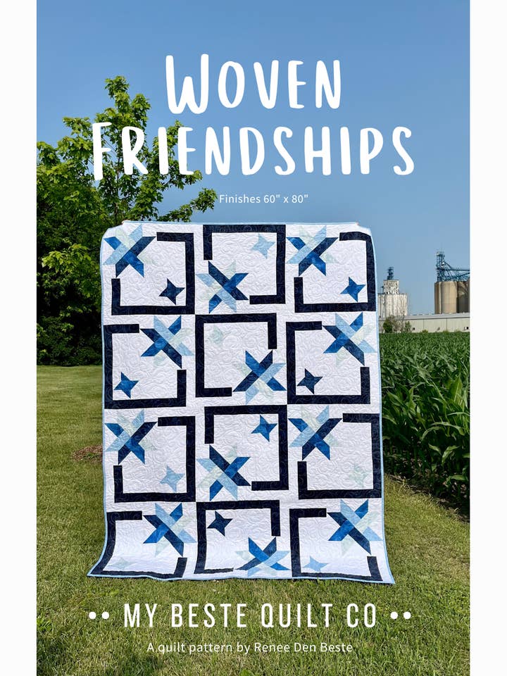 Quiltmuster: Woven Friendships für den Großhandel von My Beste Quilt Co