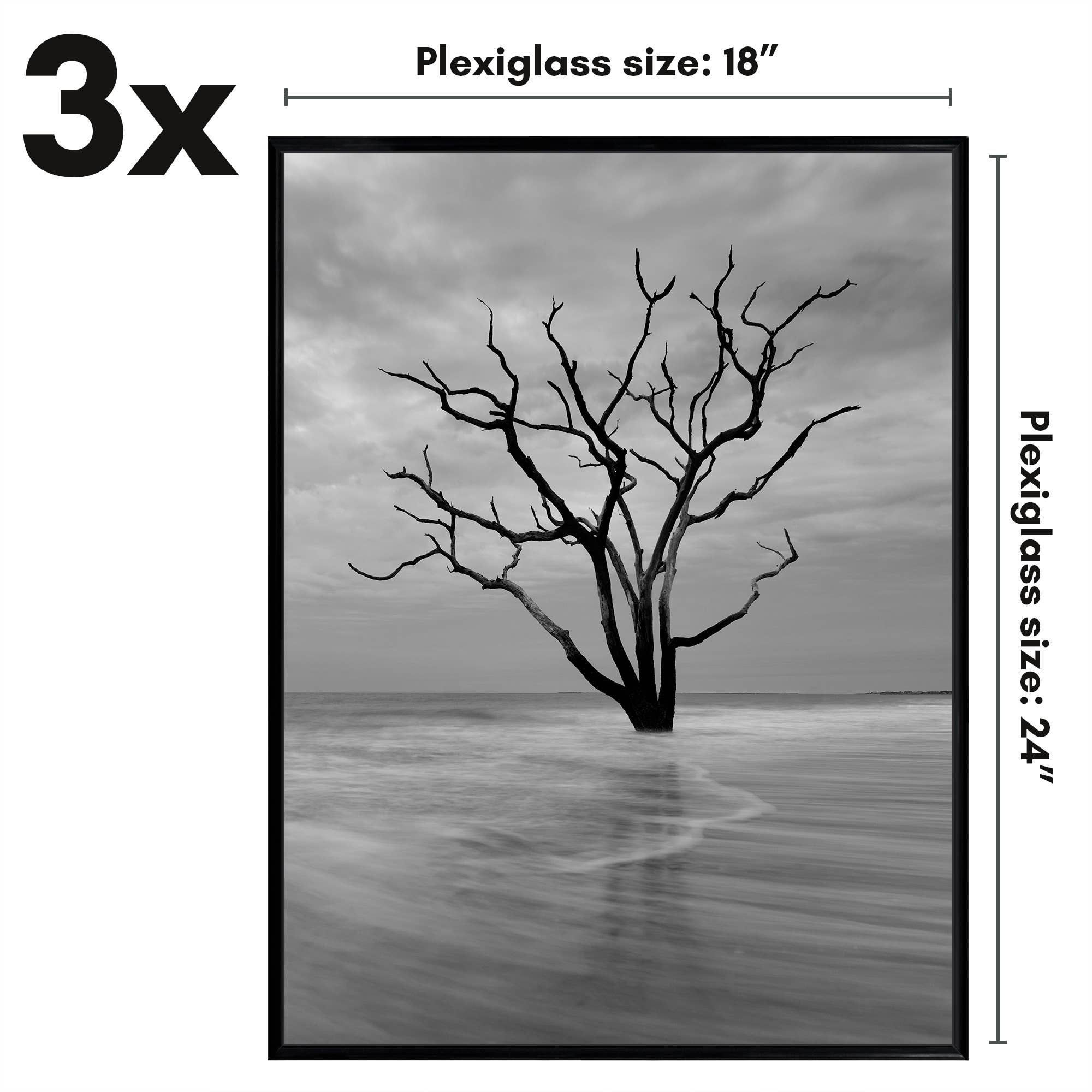 Americanflat - Wholesale Picture Frame - 3 Pack Lightweight Poster Frames31