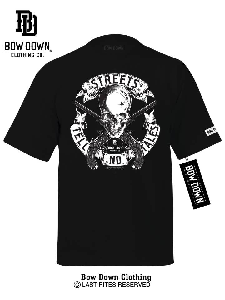 Ruas não contam histórias por atacado de Bow Down Clothing