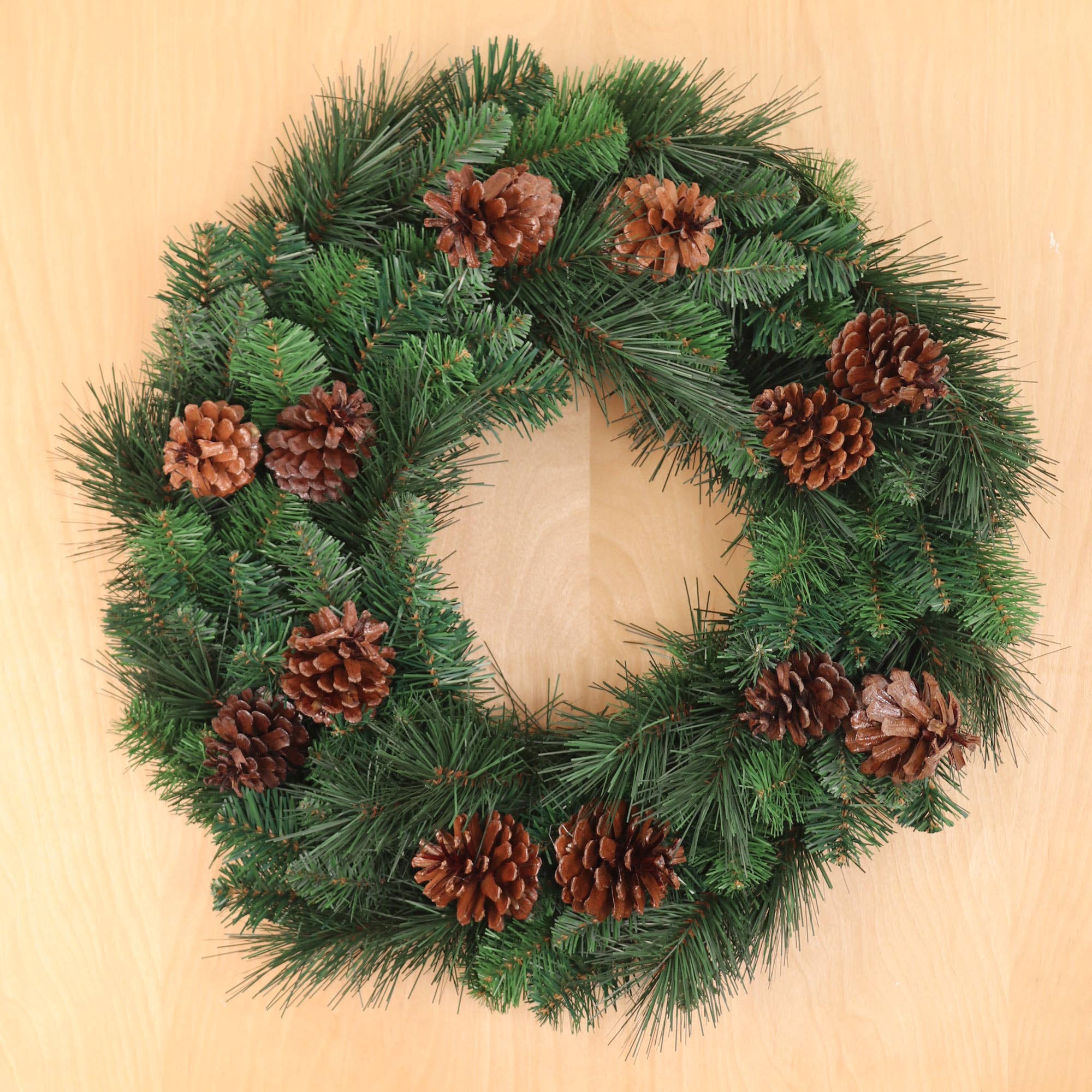 Larksilk - Wholesale Christmas Decoration - Set Of 24 Natural Brown Christmas Pine Cone Picks, 2.5" Wide1