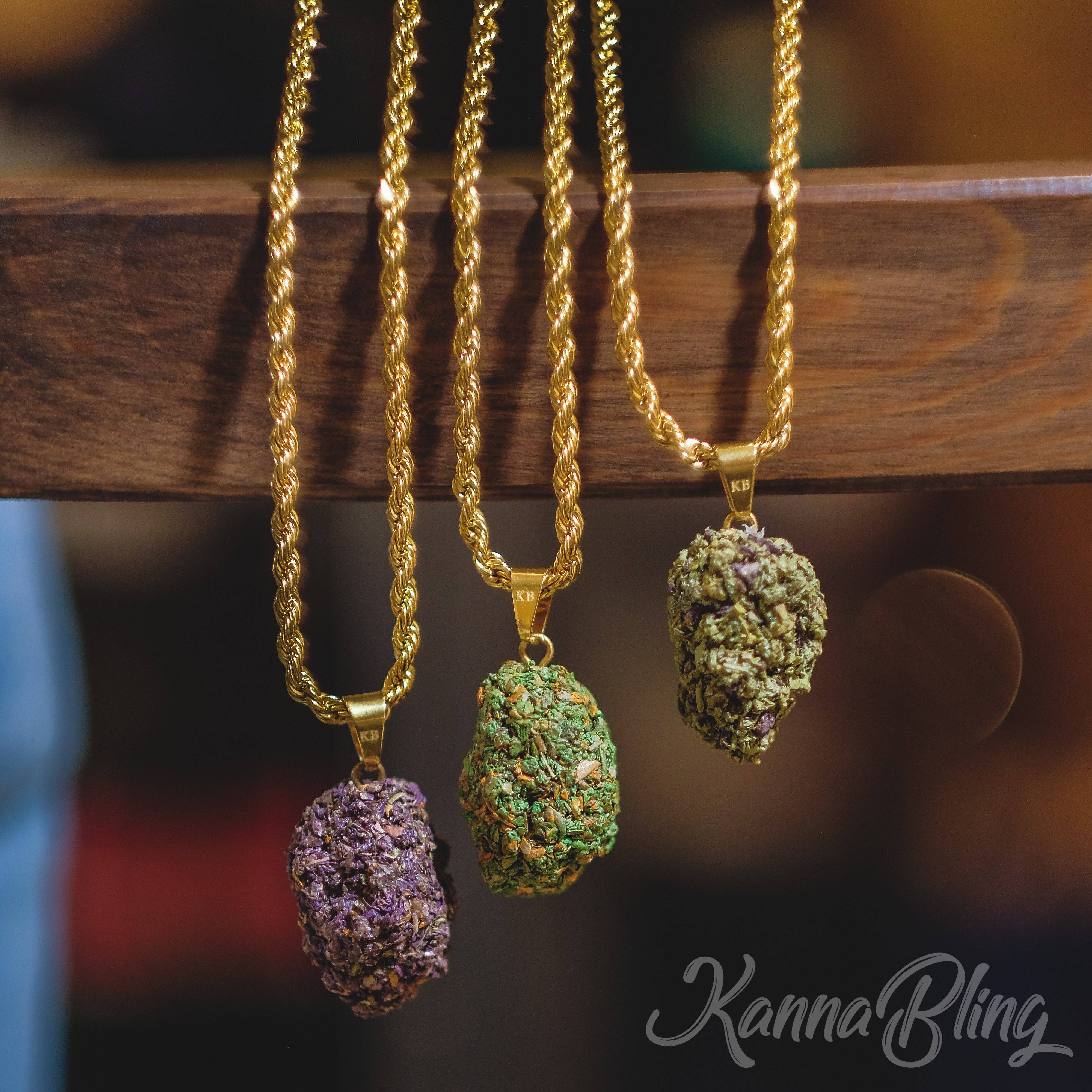 Kannabling - Wholesale Pendant/Charm Necklace - KannaBling - HIS & HERS Gold Rope Chain1