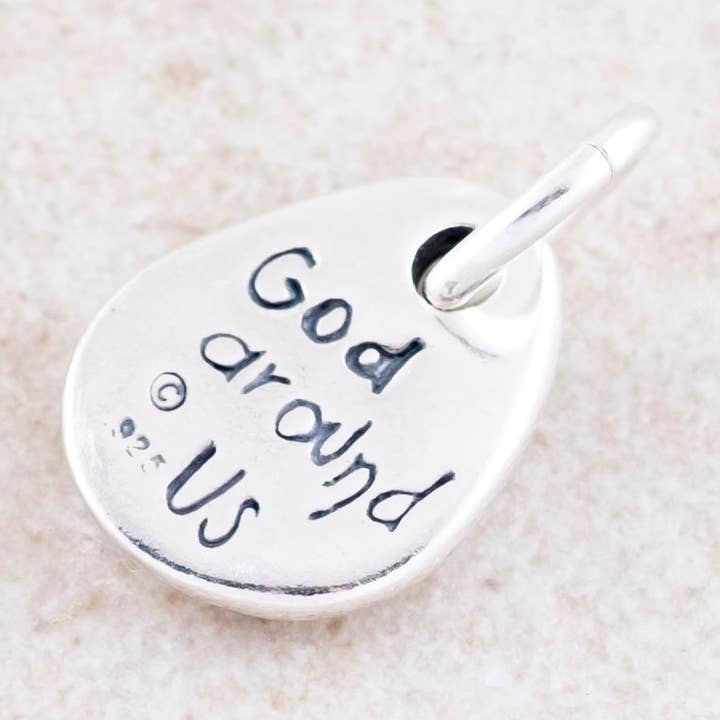 God Around Us Charm for wholesale by Holly Lane Christian Jewelry