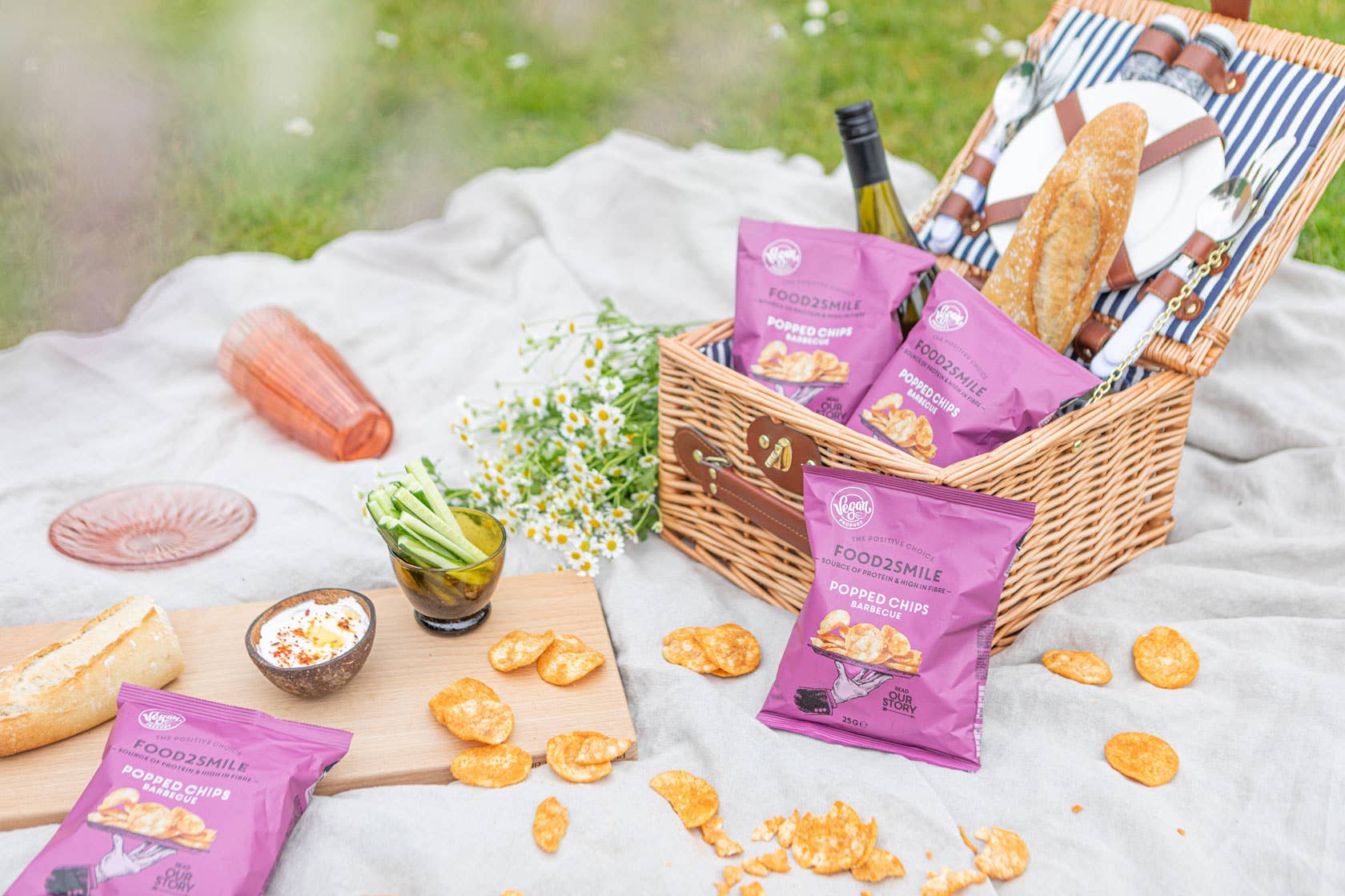 Food2Smile - Wholesale Chips - Protein Chips Barbecue | Popped Chips Barbecue 8x90 grams2