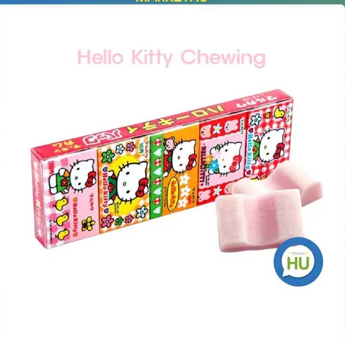 Sanrio Hello Kitty Chewing gum Strawberry Flavour (Korea), 27.5g 20 count for wholesale by Echo Sales America