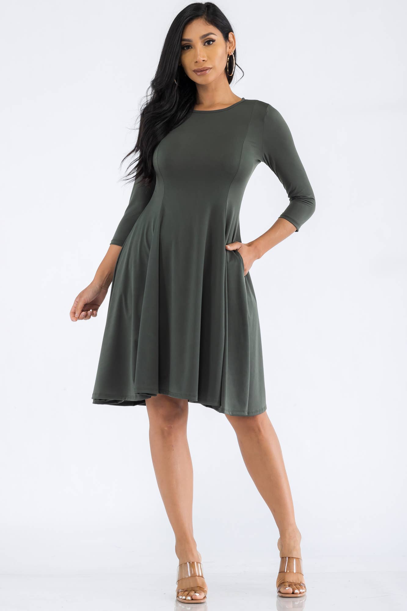 H&H Fashion Inc. – Großhandel Kleid – Damen – HH711X-SL - Langärmliges Tunikakleid17