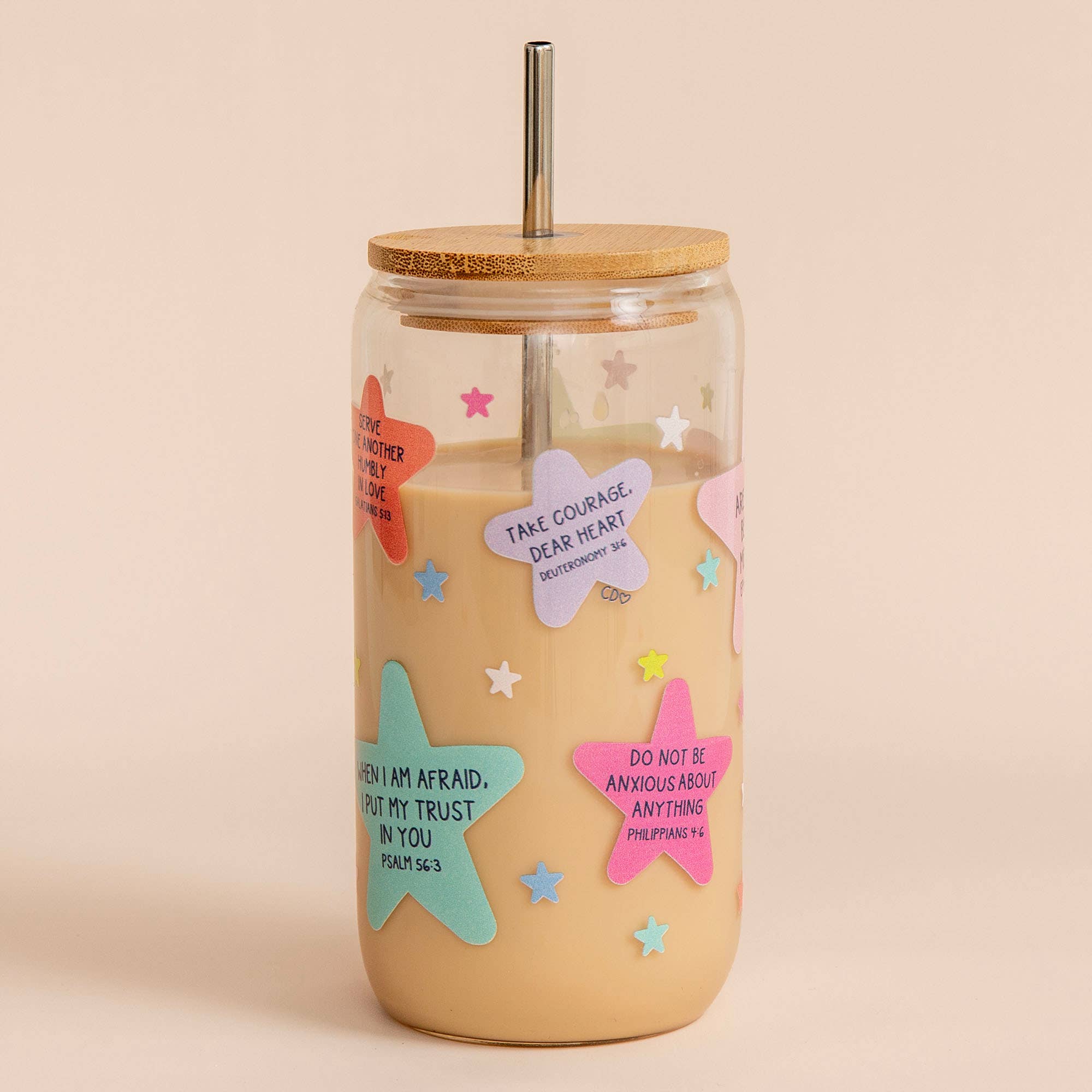 Callie Danielle - Vente Verre/tasse - Verre canette avec versets bibliques1