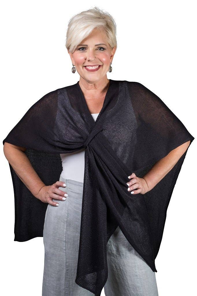 TINA Stephens Italy/Tees By Tina - Wholesale Wrap - Women's - Aliya Multi Way Cotton Wrap (W108)5