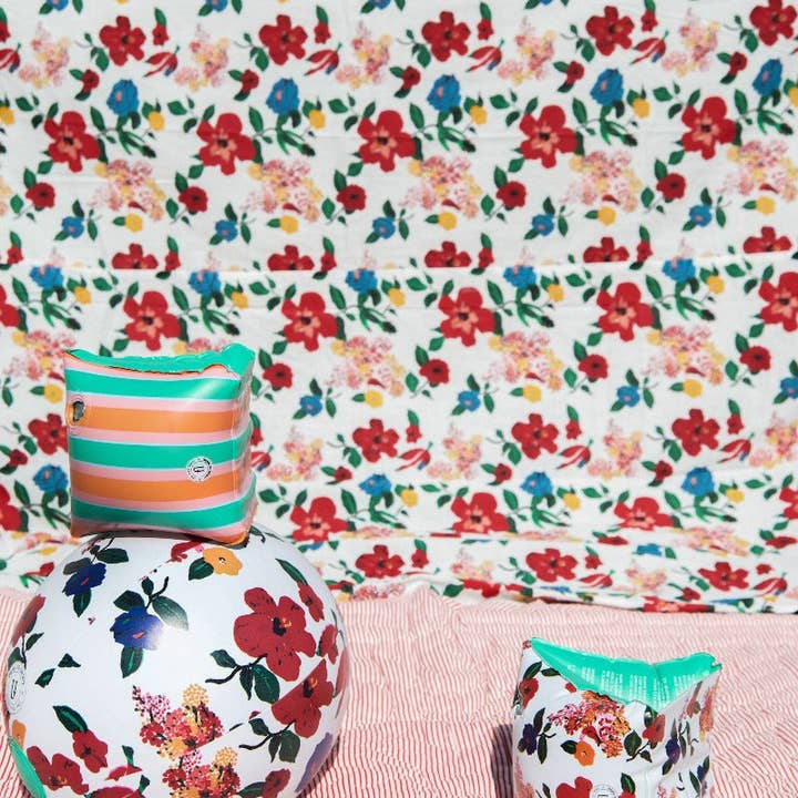 The Nice Fleet - Wholesale Beach/Pool Toy - Kids & Baby - Inflatable Hibiscus Balloon 40 cm - THE NICE FLEET x LUCAS DU TERTRE1