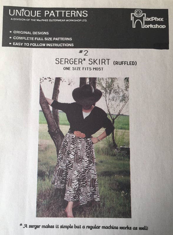 Macphee Workshop - Wholesale Craft sewing kit - #2 SERGER SKIRT