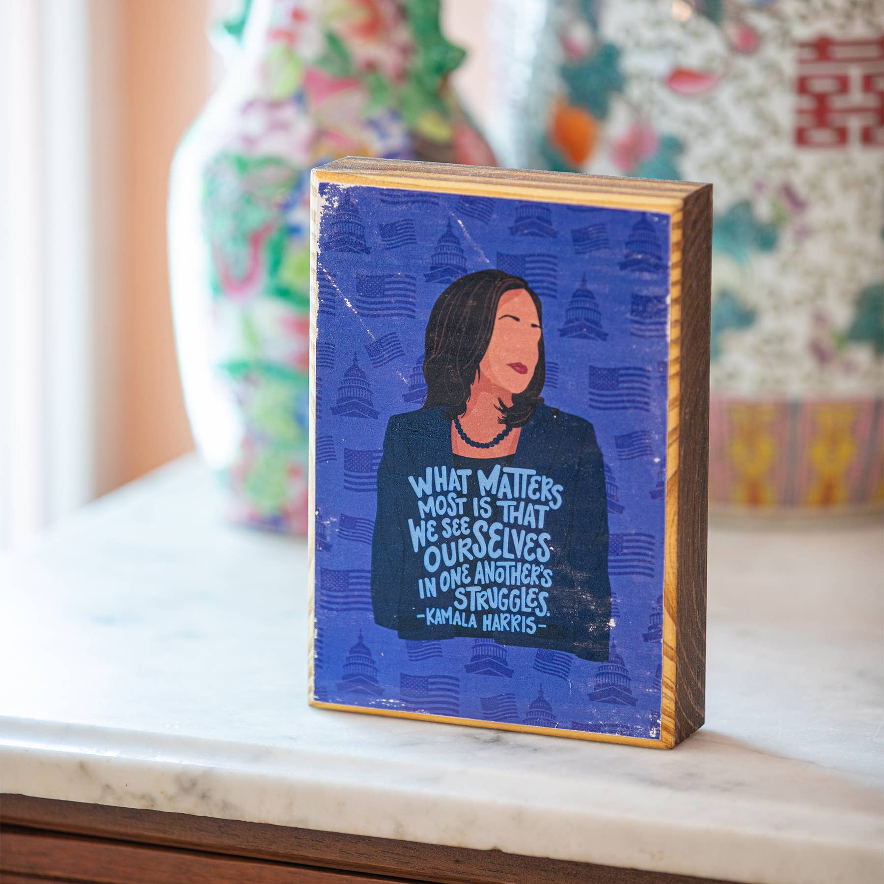 ARCHd – wholesale Art print – Kamala Harris Quote - Wood Art1