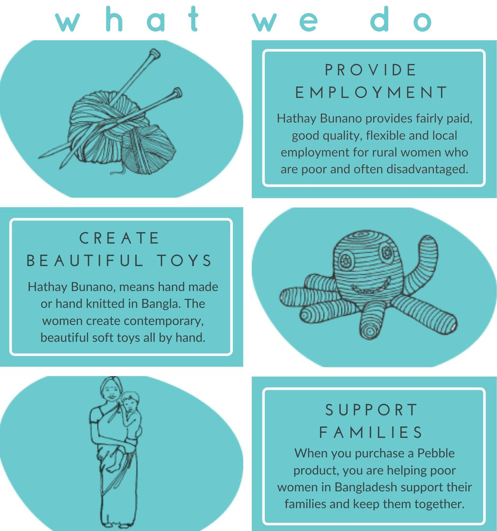 Pebblechild - Wholesale Handheld Rattle - Baby - Crochet Baby Toy Friendly pumpkin spice latte rattle7