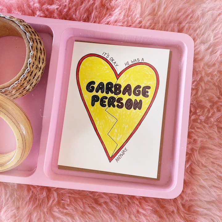 Chateau Blanche - Wholesale Everyday Greeting Card - Garbage Person Card