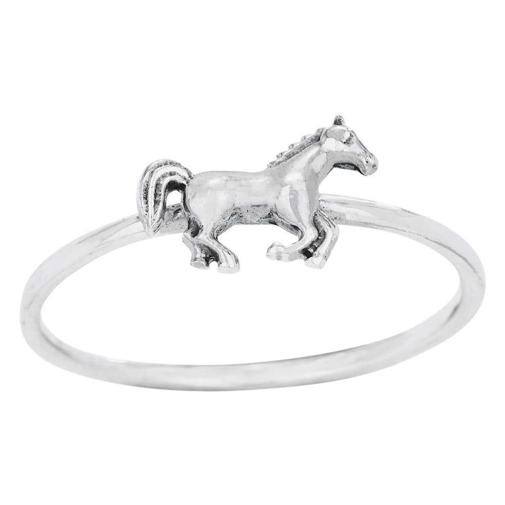 Tiger Mountain Jewelry - Vente Bague de cocktail/de cérémonie - Bague en forme de cheval en argent sterling0