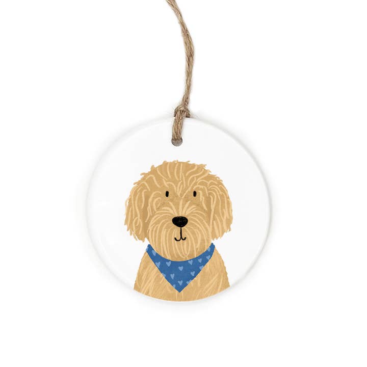 Golden Doodle Ornament for wholesale by The Cheery Pet