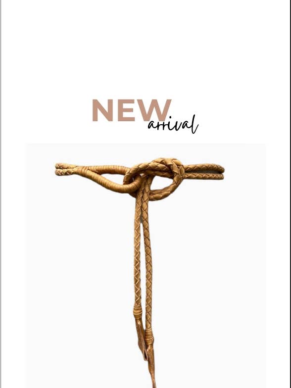 Iguazu Soga Belt - Cognac - OS for wholesale by ADA Collection Belts