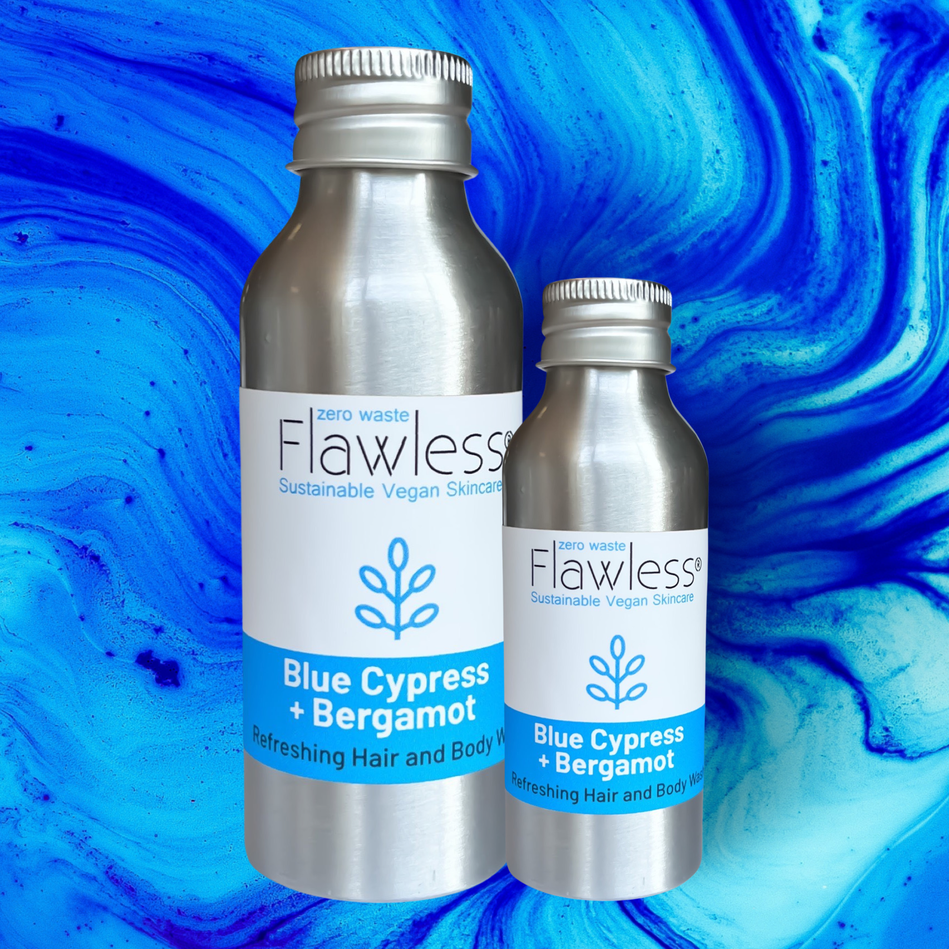 Flawless - Wholesale 2-in-1 Shampoo & Body Wash - Men's - Cypress & Bergamot - Hair and Body Wash for Men0