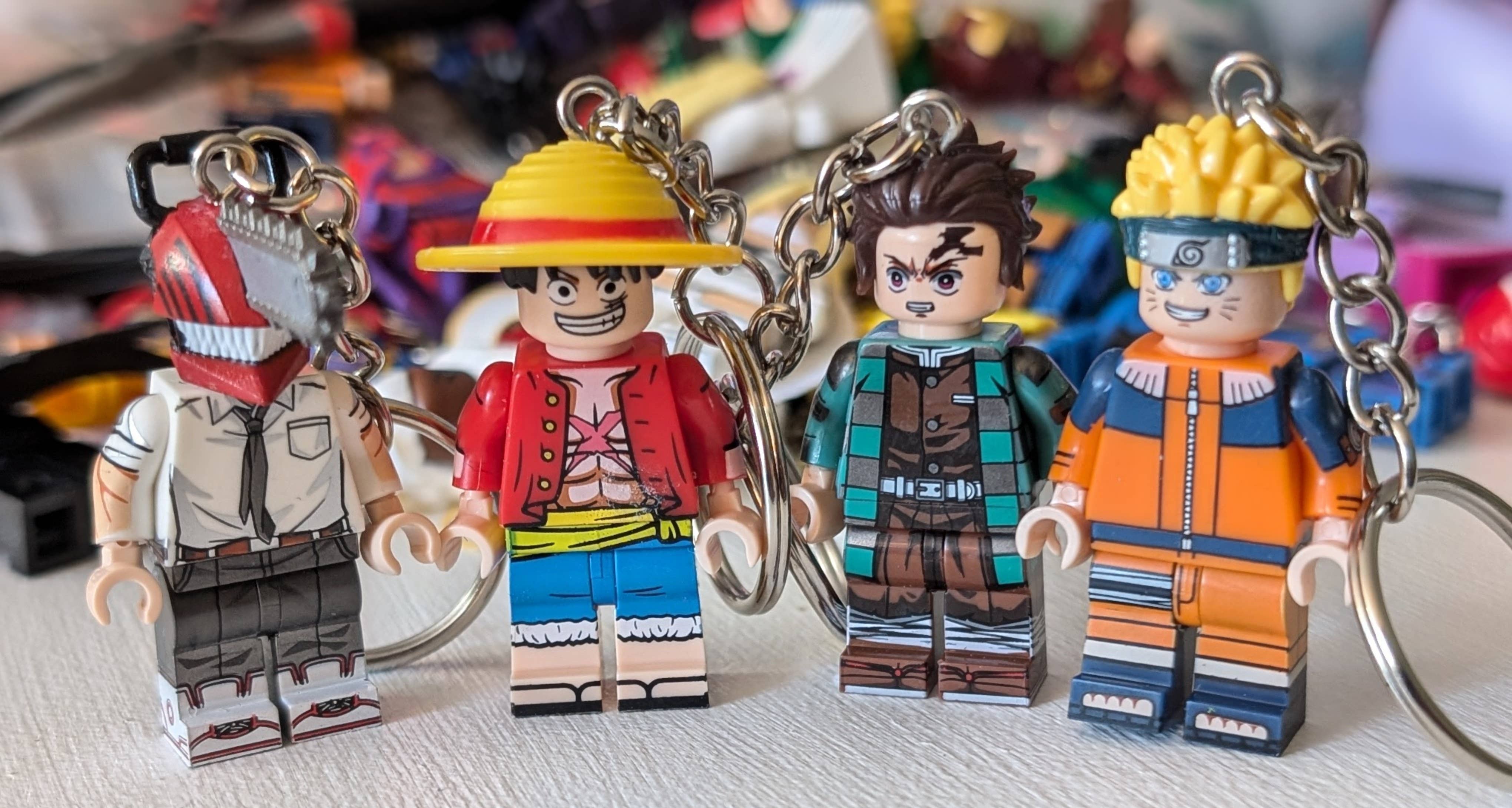 Con-Quest Crafts - Vente Porte-clés – unisexe - Porte-clés pour figurines inspirés des anime et des mangas 14