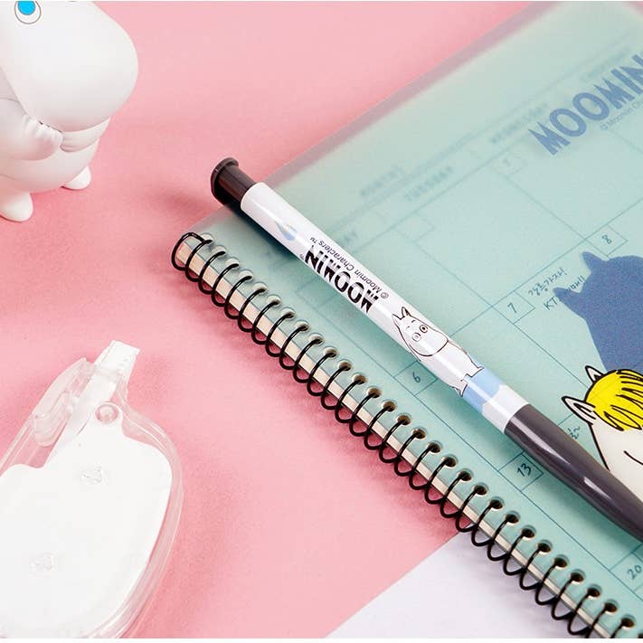 K_Wonderland - Wholesale Pen - Moomin Slim Black Ball point Pen Pencil 30pcs Pack