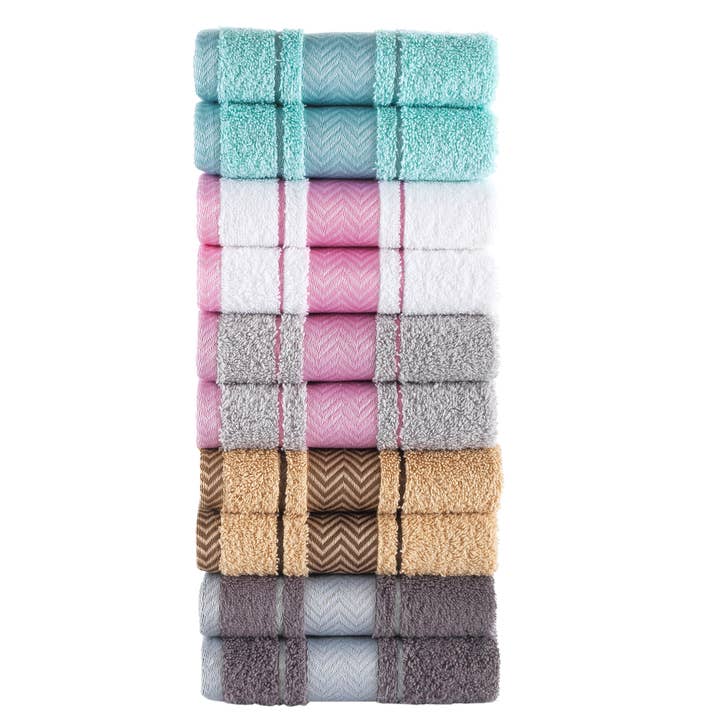 KAFTHAN – wholesale Towel set – KAFTHAN Personalized Turkish Towels - Washcloths Set of 10