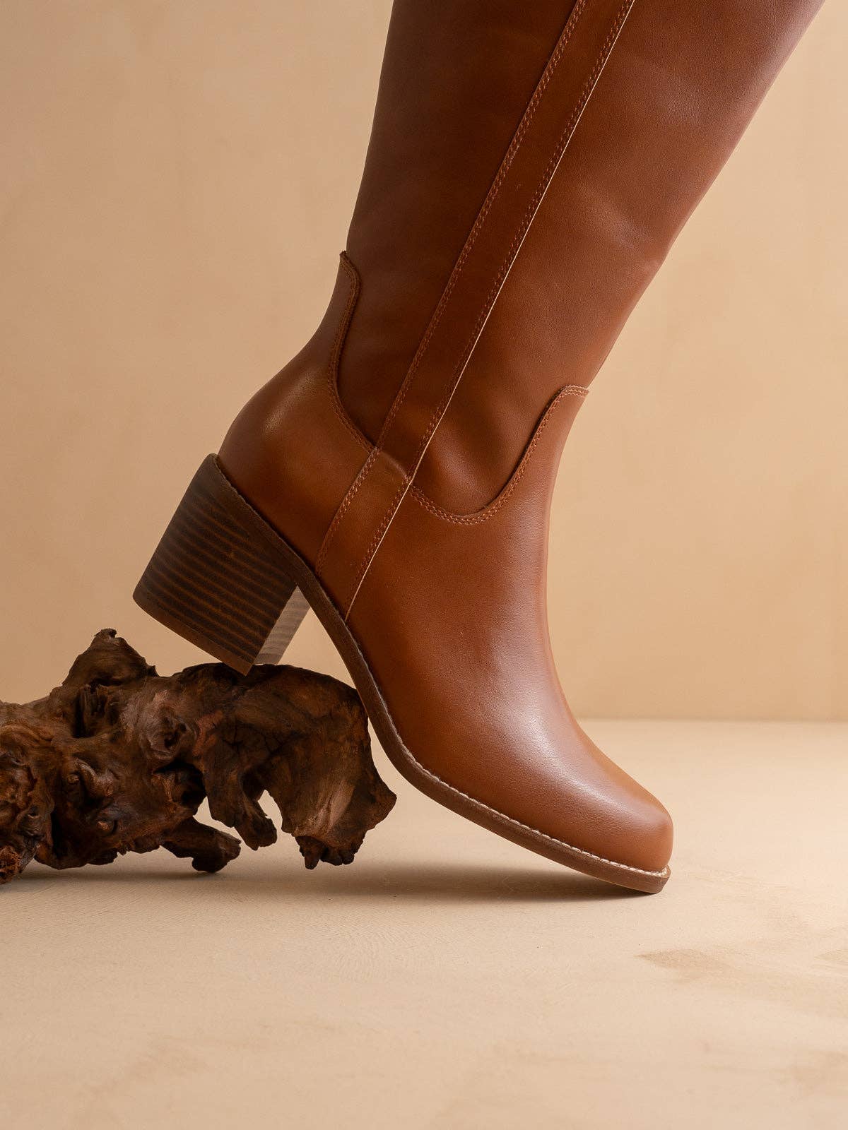 The Harriet | Brown Tall Riding Boot for wholesale on Faire2