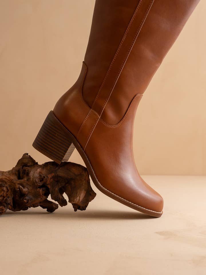 The Harriet | Brown Tall Riding Boot for wholesale on Faire2