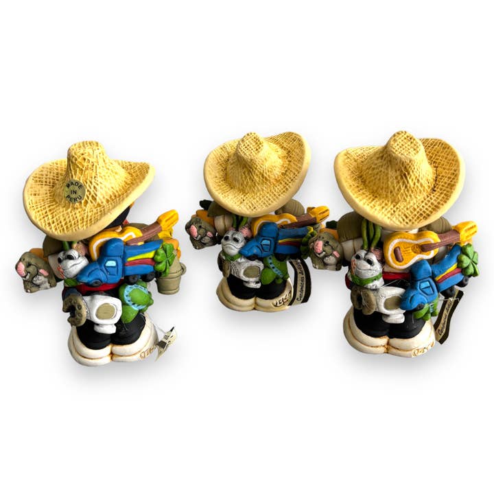 Zoe Artcrafts - Wholesale Decorative Figurine - Ekeko w/hat, Home Accent handmade, Peru, ceramic figurine