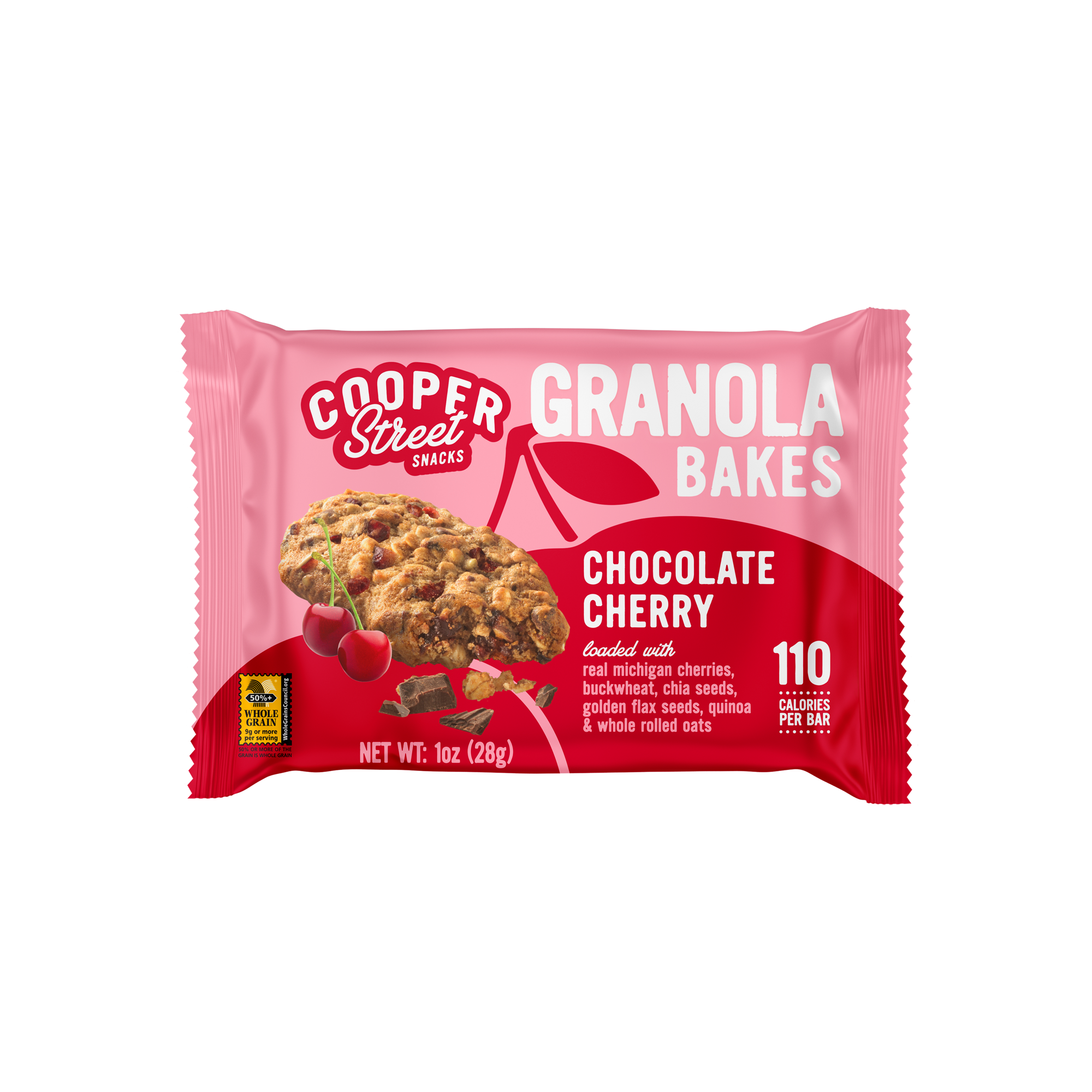 Cooper Street - Wholesale Granola - 1oz Chocolate Cherry Granola Bakes 48 Count1