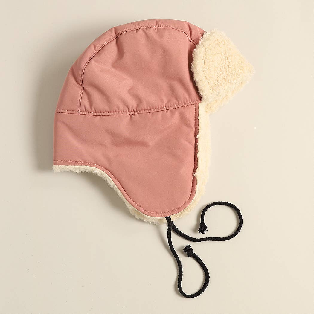 Fashion City - Wholesale Trapper/Bomber Hat - Women's - Warm Sherpa Winter Trapper Hat with Ear Flaps6