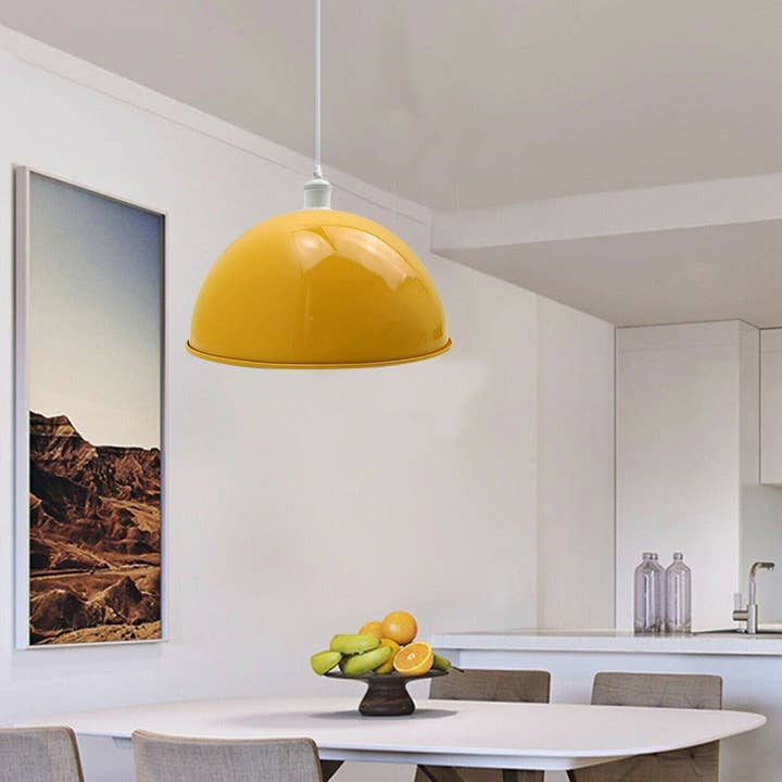 Ledsone - Wholesale Kroonluchter/hangend licht - Vintage industriële metalen plafondhanger met koepel, moderne kap