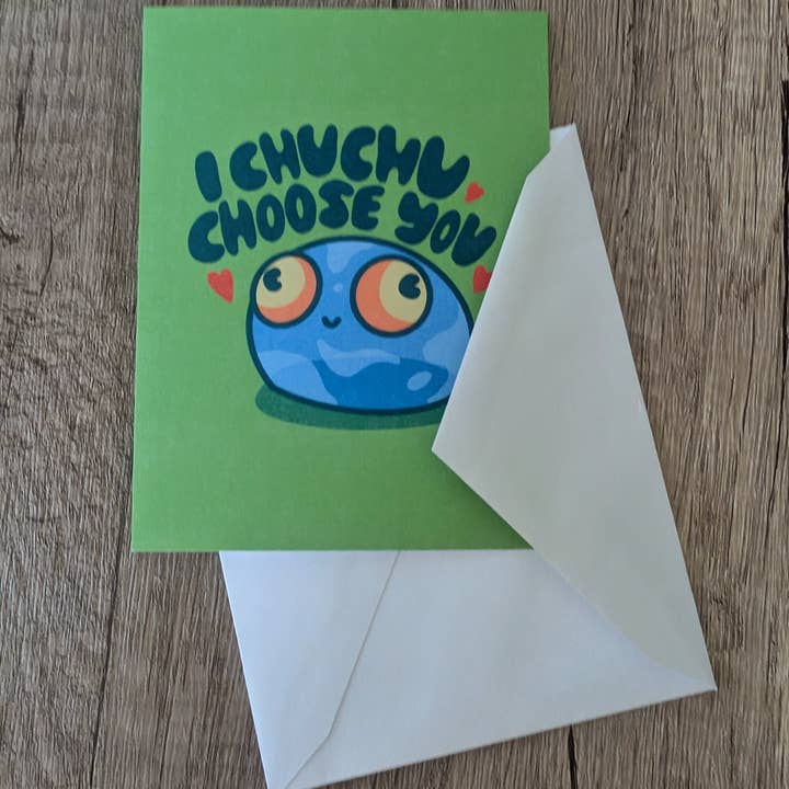 Sadsquatch - Wholesale Love Card - Chuchu Choose You - Cute Zelda Love Friend Card