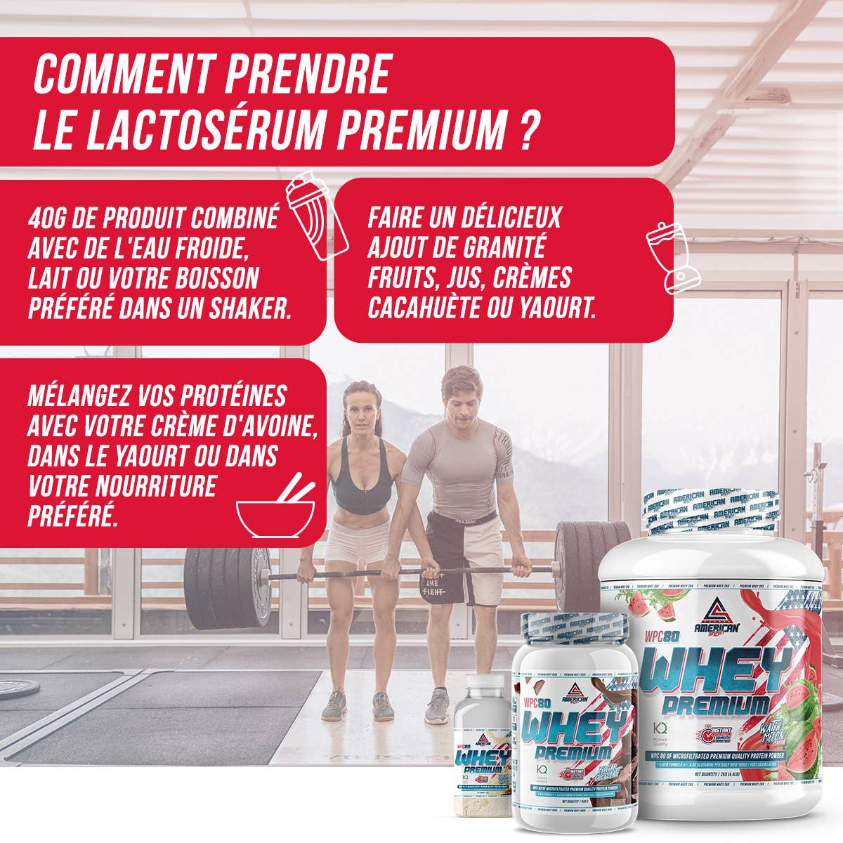 AMERICAN SUPLEMENT S.L. – wholesale Protein/superfood powder – American Supplement | Premium Whey Protein WPC80 2 kg14