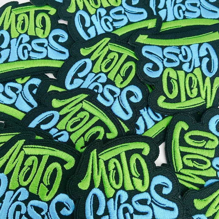 TEELUX - Wholesale Patch - 2.5" MOTOCROSS - Embroidered Hat Patch