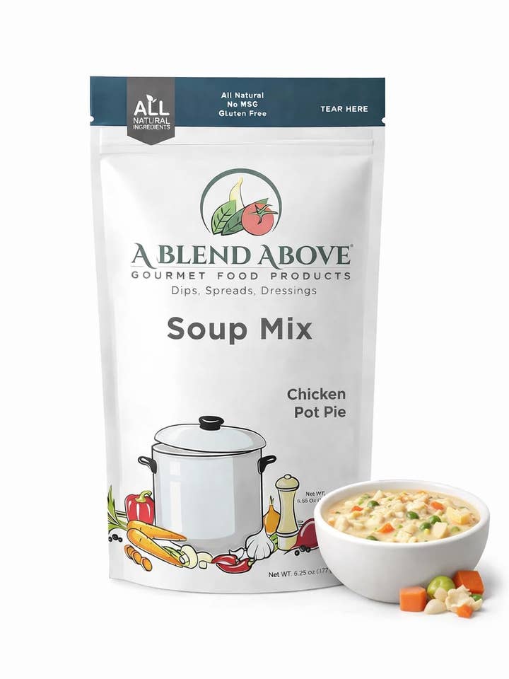 Chicken Pot Pie Soup Mix for wholesale by A Blend Above