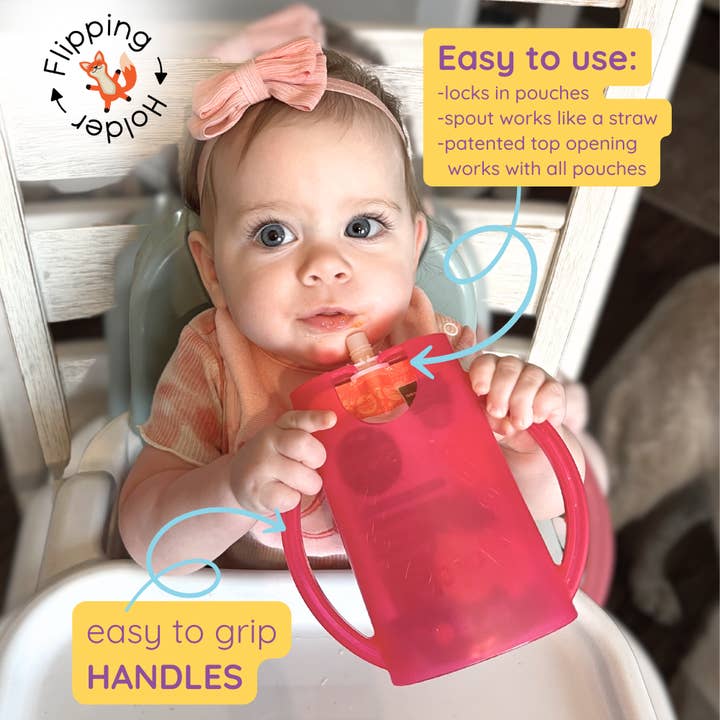 Flipping Holder - Wholesale Kitchen Tool/Gadget - Flipping Holder 2-in-1 Squeeze Proof Holder for Pouches4