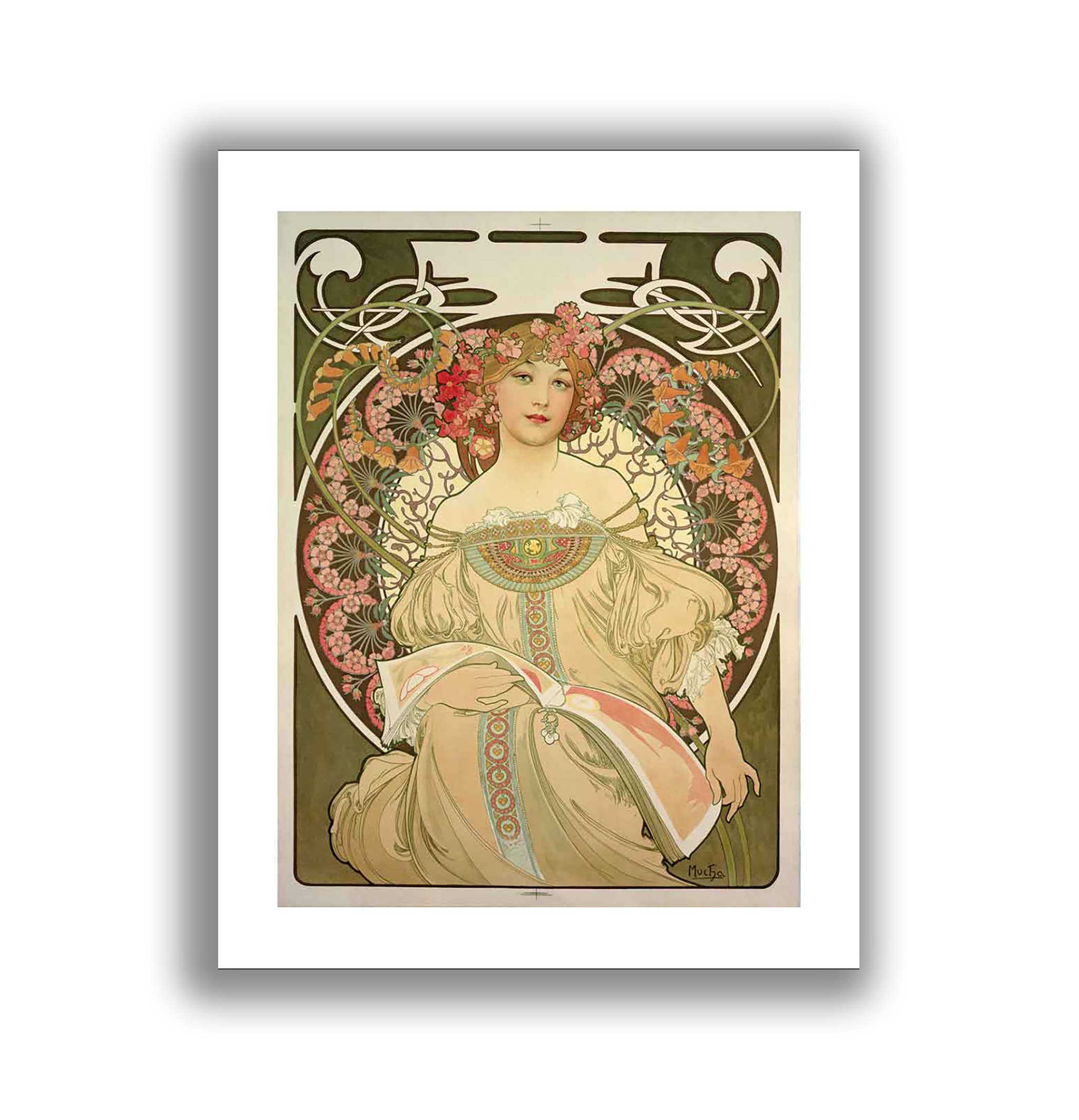 Go To Design - Wholesale Art Print - Fine art print Poster Champenois by Mucha unframed wall art