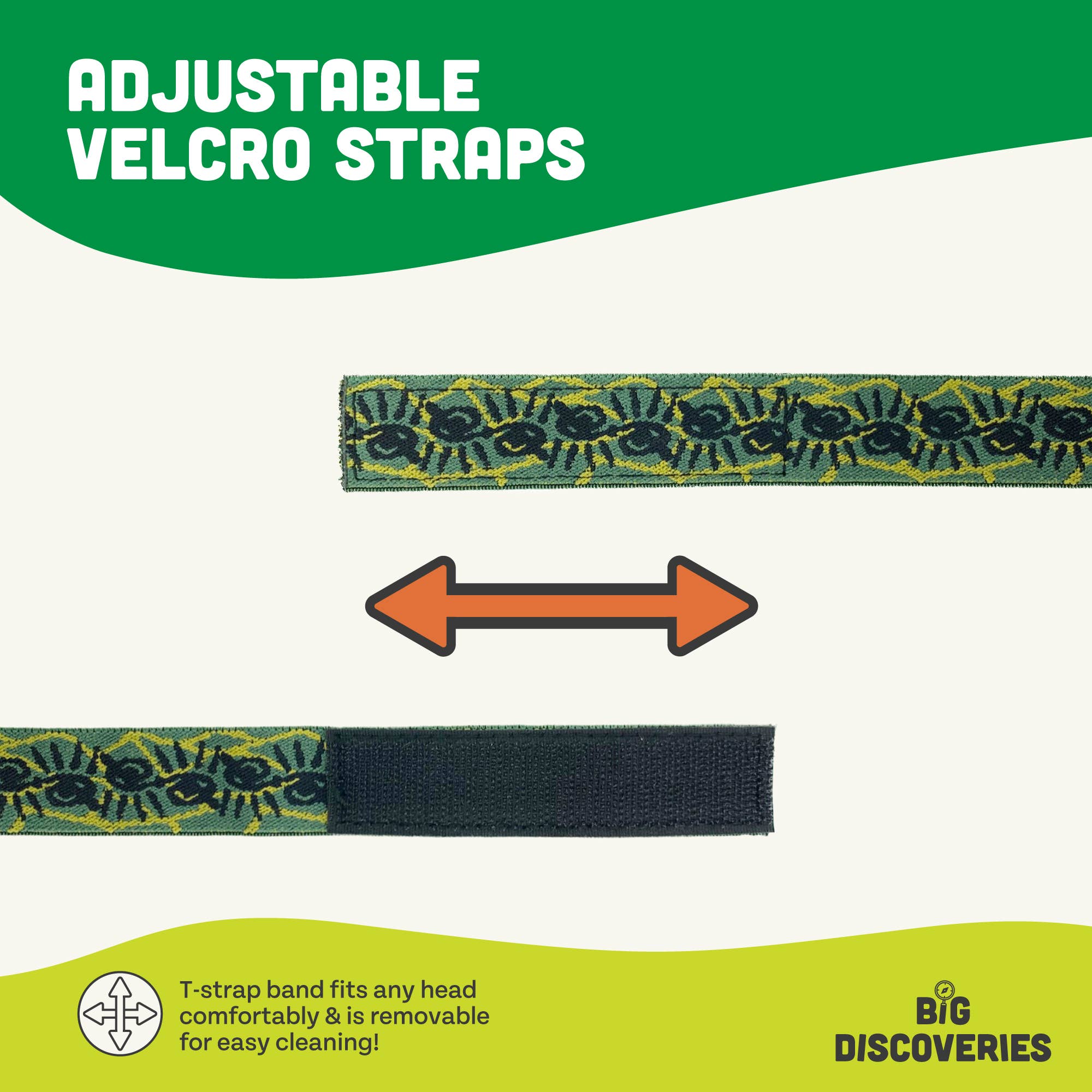 Big Discoveries / Sun Co. - Vendita all'ingrosso Giocattolo luminoso - Bambini e neonati - DinoBryte Torcia Frontale a Forma di Testa di Dinosauro - Proiettore T-Rex per Bambini6