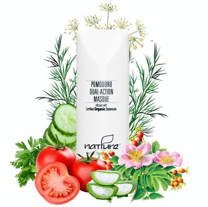 NATPURE Clinical Skin Care - Wholesale Skincare Face Mask - Pomodoro Dual-Action Masque with Certified Organic Botanical3